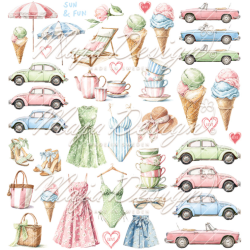 Maja Design Summer Feeling - 12x12" Collection pack