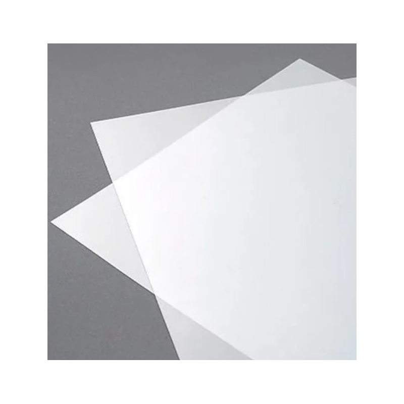 Kraftig OH-plastfilm 0,3mm 12x12