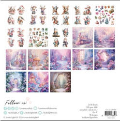 Studio Light Collage Paper Pad "Candy christmas" CCL-ES-CPP497