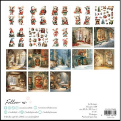 Studio Light Collage Paper Pad "Classic christmas" CCL-ES-CPP498