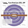 Crealies • Crea-Nest-Lies XXL Cutting Die Circles With Little Diagonal Stripes
