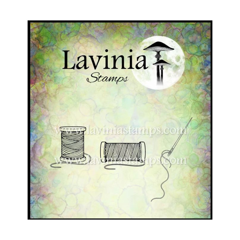 Lavinia stamp Reels & Needle Stamp
