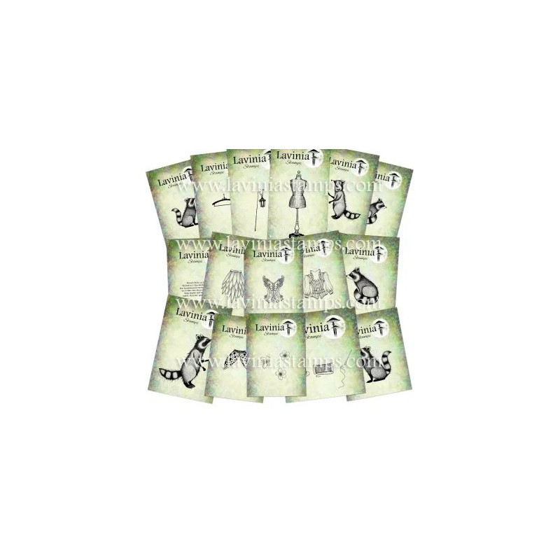 Lavinia Stamps Clear Stamps - The Loomweavers’ Complete Collection (16 stamps)