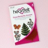Heartfelt Floral Butterfly Accents Cling Stamp Set,  Die