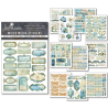 Ciao Bella mixmedia Sticker Set 10/Pkg Edge of the Ocean