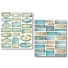 Ciao Bella mixmedia Sticker Set 10/Pkg Edge of the Ocean