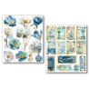 Ciao Bella mixmedia Sticker Set 10/Pkg Edge of the Ocean