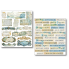Ciao Bella mixmedia Sticker Set 10/Pkg Edge of the Ocean