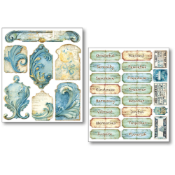 Ciao Bella mixmedia Sticker Set 10/Pkg Edge of the Ocean