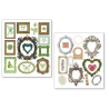Ciao Bella mixmedia Sticker Set 10/Pkg Whisper frames