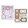 Ciao Bella mixmedia Sticker Set 10/Pkg Whisper frames