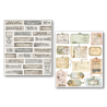 Ciao Bella mixmedia Sticker Set 10/Pkg Lost in Time