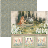 Ciao Bella Courtly Love Paper Pad 8"x8" 12/Pkg