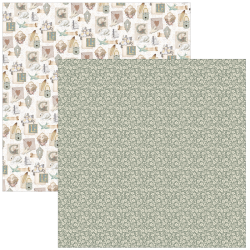 Ciao Bella Courtly Love Patterns Pad 12"x12" 8/Pkg