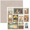 Ciao Bella Courtly Love Patterns Pad 12"x12" 8/Pkg
