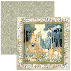 Ciao Bella Courtly Love Paper Pad 12"x12" 12/Pkg