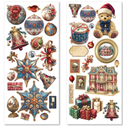 Ciao Bella Art Stickers Toy Shop transparent adhesive sheets 5/Pkg
