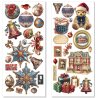 Ciao Bella Art Stickers Toy Shop transparent adhesive sheets 5/Pkg