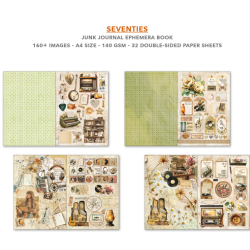 Ciao Bella Seventies A4 Junk Journal Ephemera Book (32pcs) (CBB027)