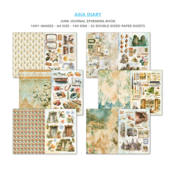 Ciao Bella Asia Diary A4 Junk Journal Ephemera Book (32pcs) (CBB028)
