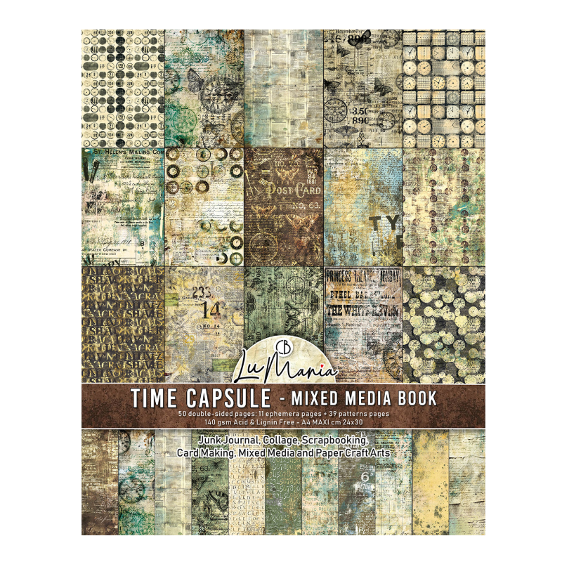 CiaoBella Mixed Media book Time Capsule A4 Maxi (MA001)