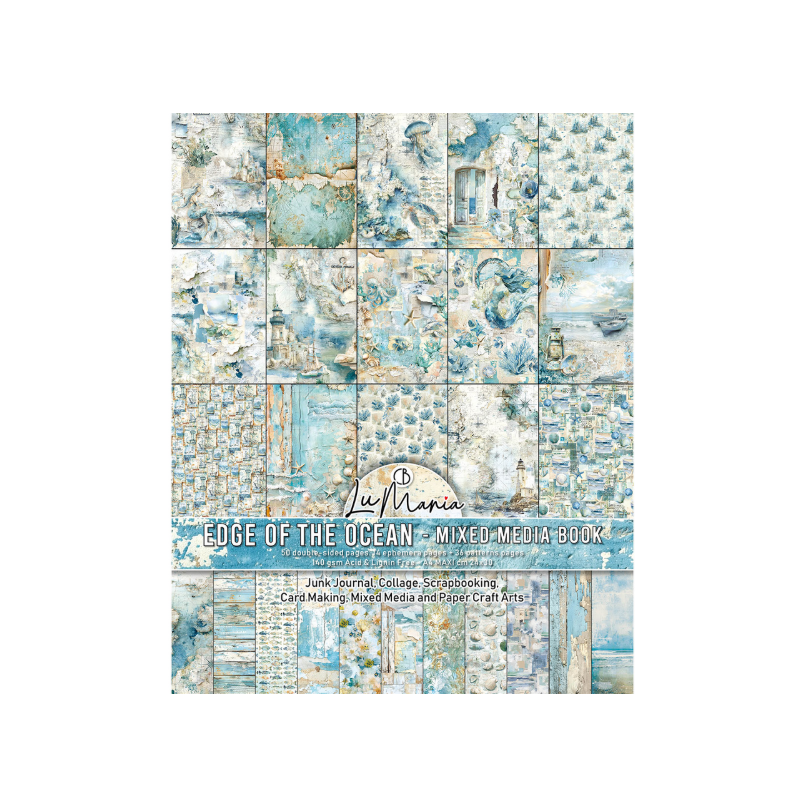 Ciao Bella Mixed Media book Edge of the Ocean A4 Maxi (MA008)