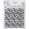 Ciao Bella Texture Stencil 8"x8" Vibrant Blossoms