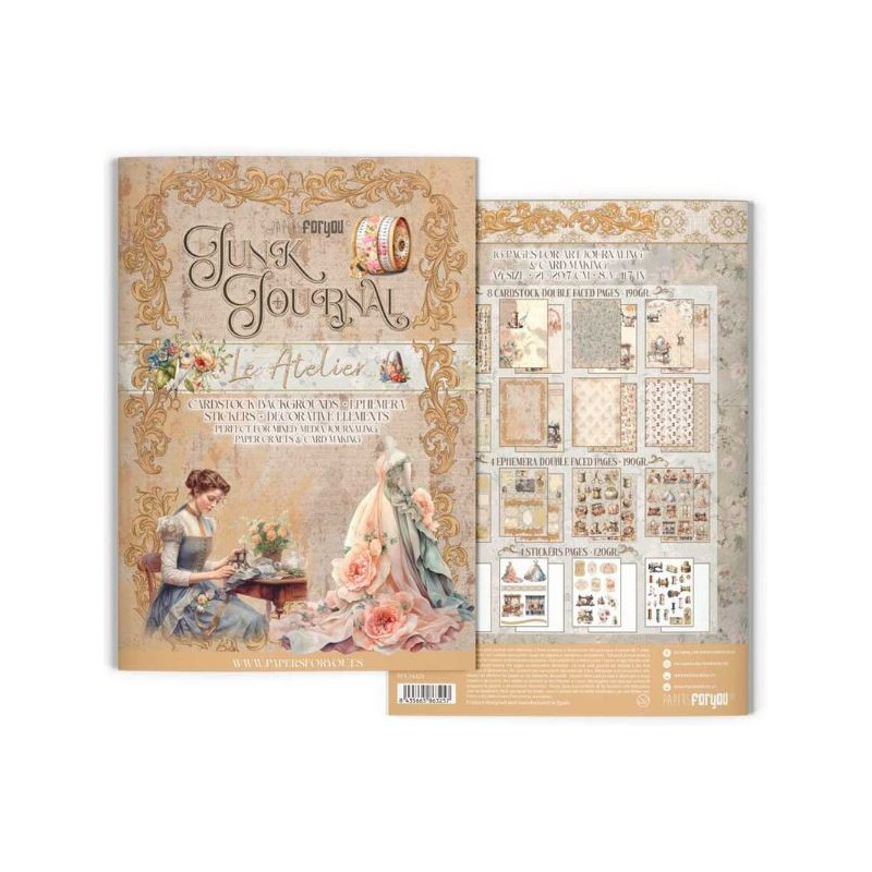 Papers For You L'Atelier A4 Junk Journal (PFY-16325)