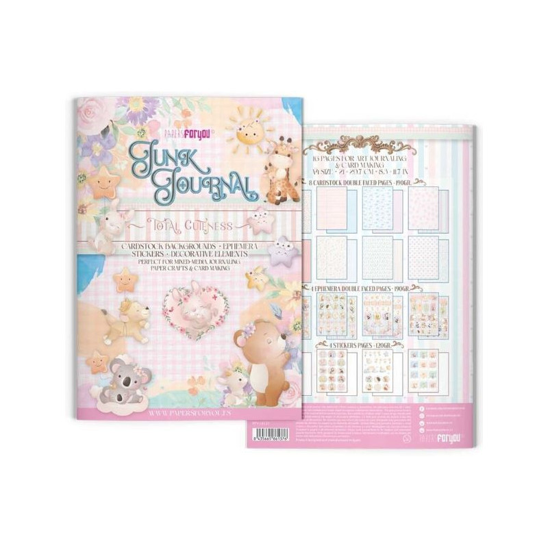 Papers For You Total Cuteness A4 Junk Journal (PFY-16137)
