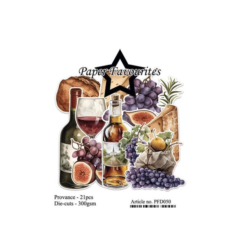 Paper Favourites Die-Cuts "Provence" PFD050