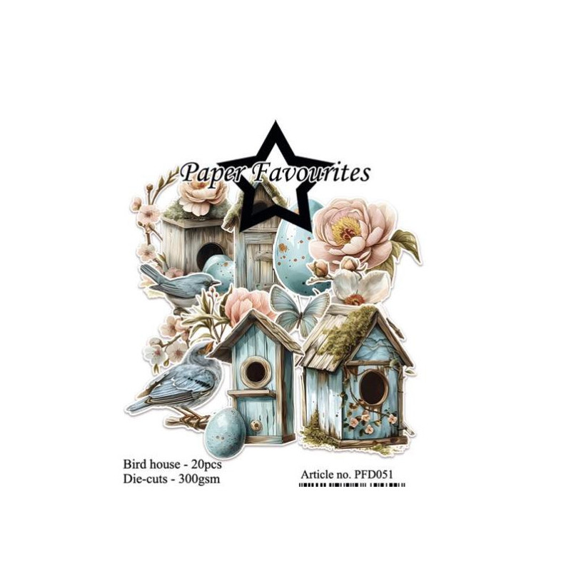 Paper Favourites Die-Cuts "Bird house" PFD051