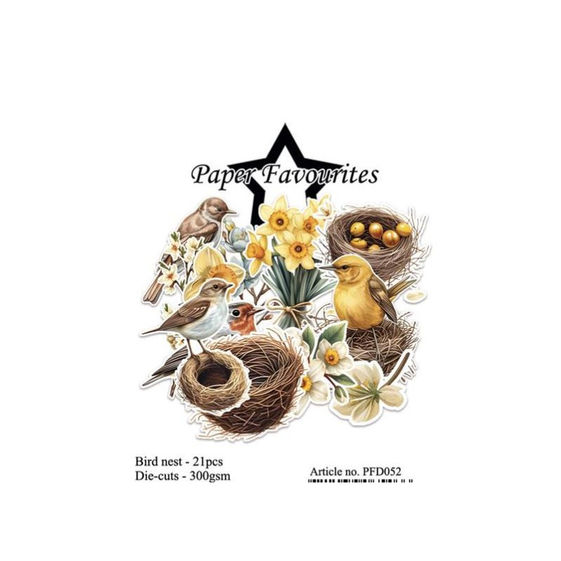 Paper Favourites Die-Cuts "Bird nest" PFD052