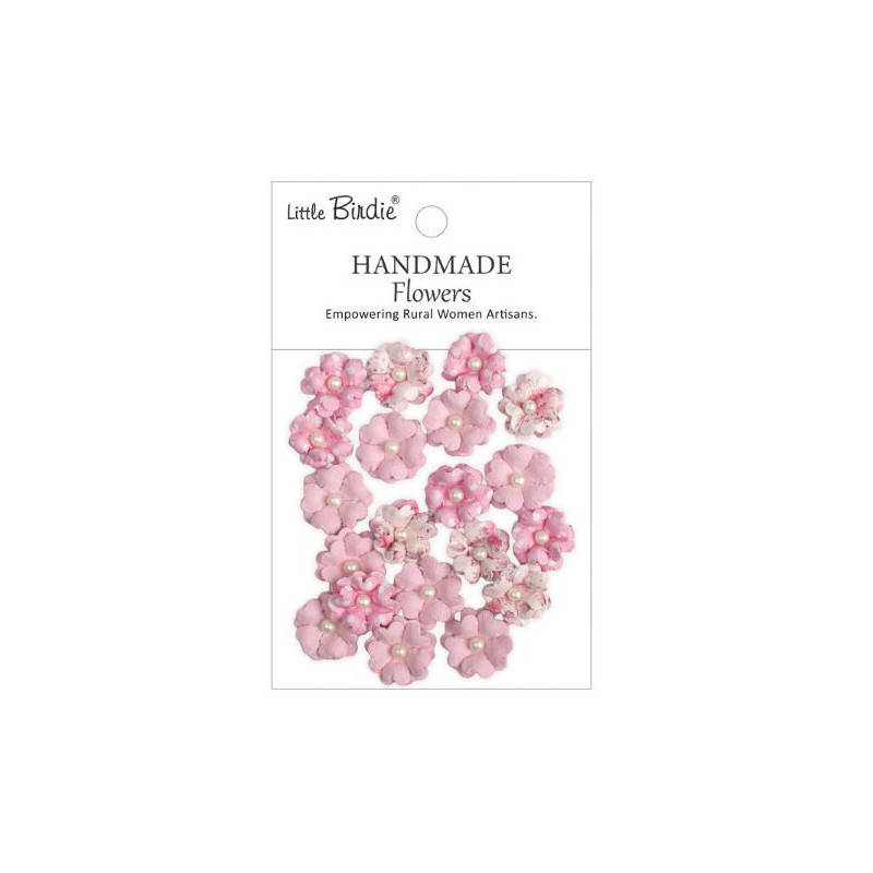 Little Birdie Handmade Flowers Lucile Pink Symphony (20pcs) (CR110147)