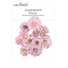 Little Birdie Handmade Printed Paper Flowers Mira Pink Symphony (10pcs) (CR110159)
