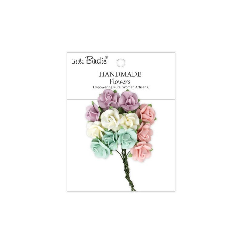 Little Birdie Handmade Flowers Catalina Fairy Garden (12pcs) (CR103092)