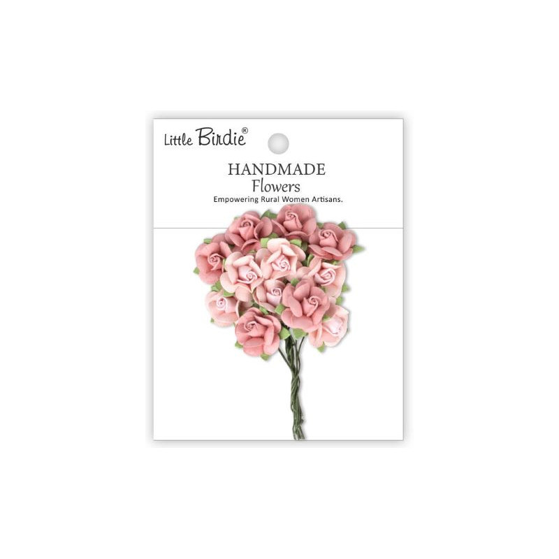 Little Birdie Handmade Flowers Catalina Pink Passion (12pcs) (CR103093)