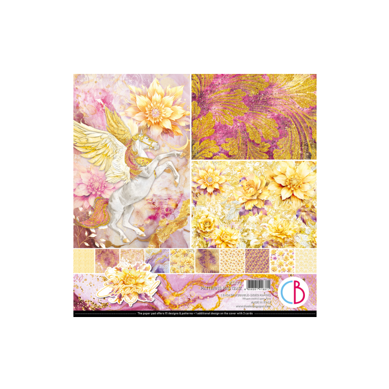 Ciao Bella 12x12 Ethereal paper pad PATTERN
