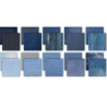 Craft Consortium Essential Craft Papers 6x6 Inch Paper Pad Denim Textures (CCEPAD044B)