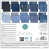 Craft Consortium Essential Craft Papers 6x6 Inch Paper Pad Denim Textures (CCEPAD044B)