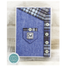 Craft Consortium Essential Craft Papers 6x6 Inch Paper Pad Denim Textures (CCEPAD044B)