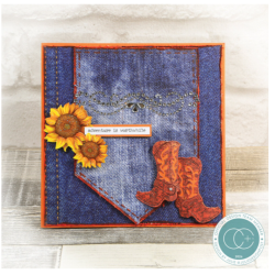 Craft Consortium Essential Craft Papers 6x6 Inch Paper Pad Denim Textures (CCEPAD044B)