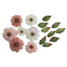 Buttons & Keepsakes Flowers Sheer Beauties (14pcs) by Frank Garcia