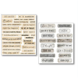 Ciao Bella Mixed media stickers  MB001