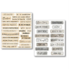 Ciao Bella Mixed media stickers  MB001