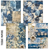 Ciao Bella Craftmix Time Capsule Mixed A5 Paper Pack - 8 Sheets (Tissue & Vellum Variety)