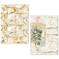 Ciao Bella A5 Tissue Paper Set – 24 Sheets Vintage Manuscript