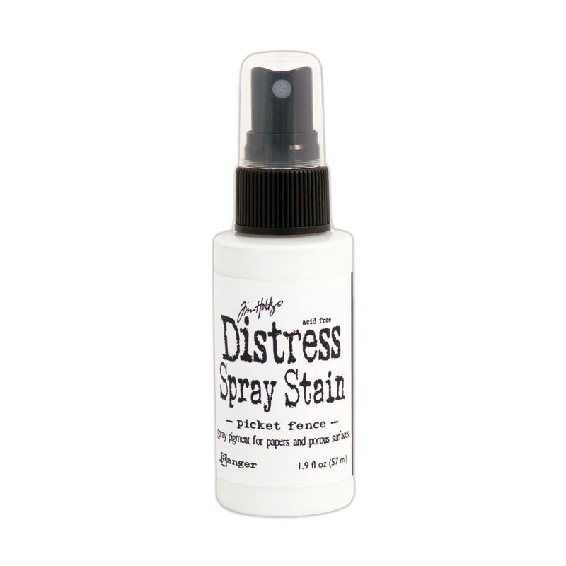 Distress Spray Stain Picket fence