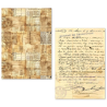Ciao Bella A5 Tissue Paper Set – 24 Sheets Vintage Manuscript
