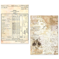 Ciao Bella A5 Tissue Paper Set – 24 Sheets Vintage Manuscript