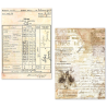 Ciao Bella A5 Tissue Paper Set – 24 Sheets Vintage Manuscript